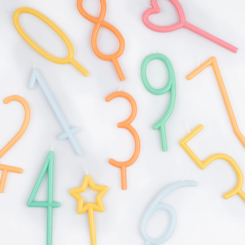 Meri Meri Large Slim Number Candles