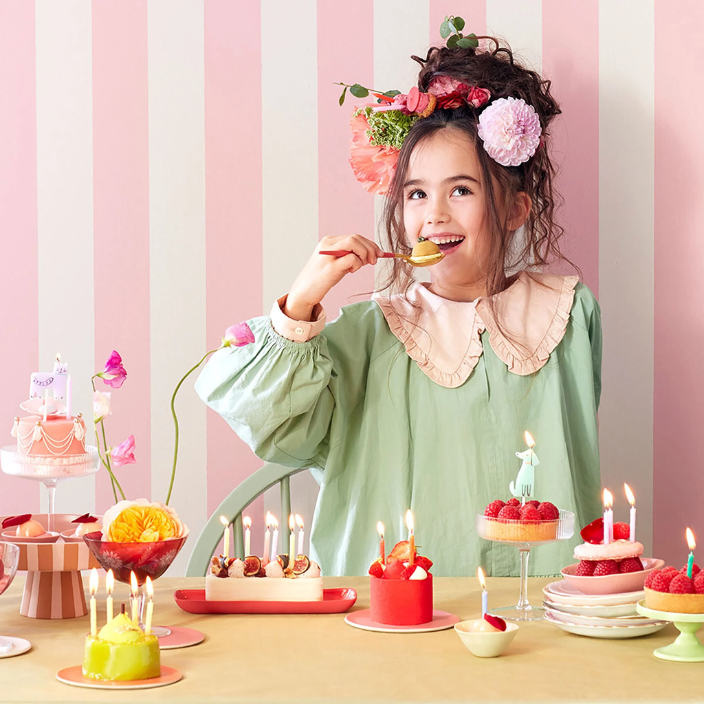 Meri Meri Rainbow Twisted Mini Candles (x 50)