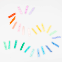 Meri Meri Rainbow Twisted Mini Candles (x 50)