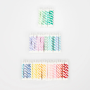 Meri Meri Rainbow Striped Mini Candles (x 50)