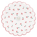 Meri Meri Cherry Pattern Dinner Plates (x 8)