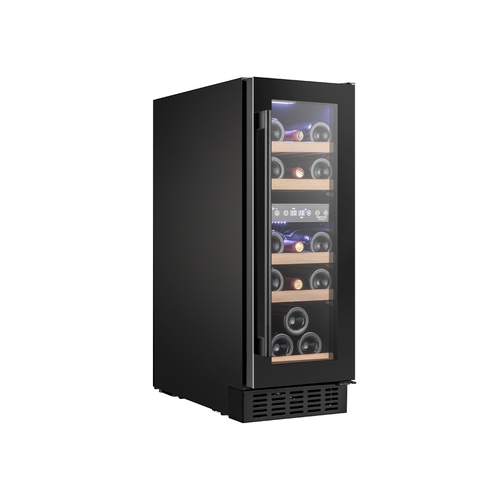 Temptech PRESX30DB-24 Double Zone Wine Cabinet - 17 Bottles
