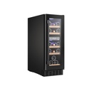 Temptech PRESX30DB-24 Double Zone Wine Cabinet - 17 Bottles