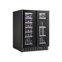 Temptech SOM2DX60DRB-24 Cave à vin double zone - 36 bouteilles
