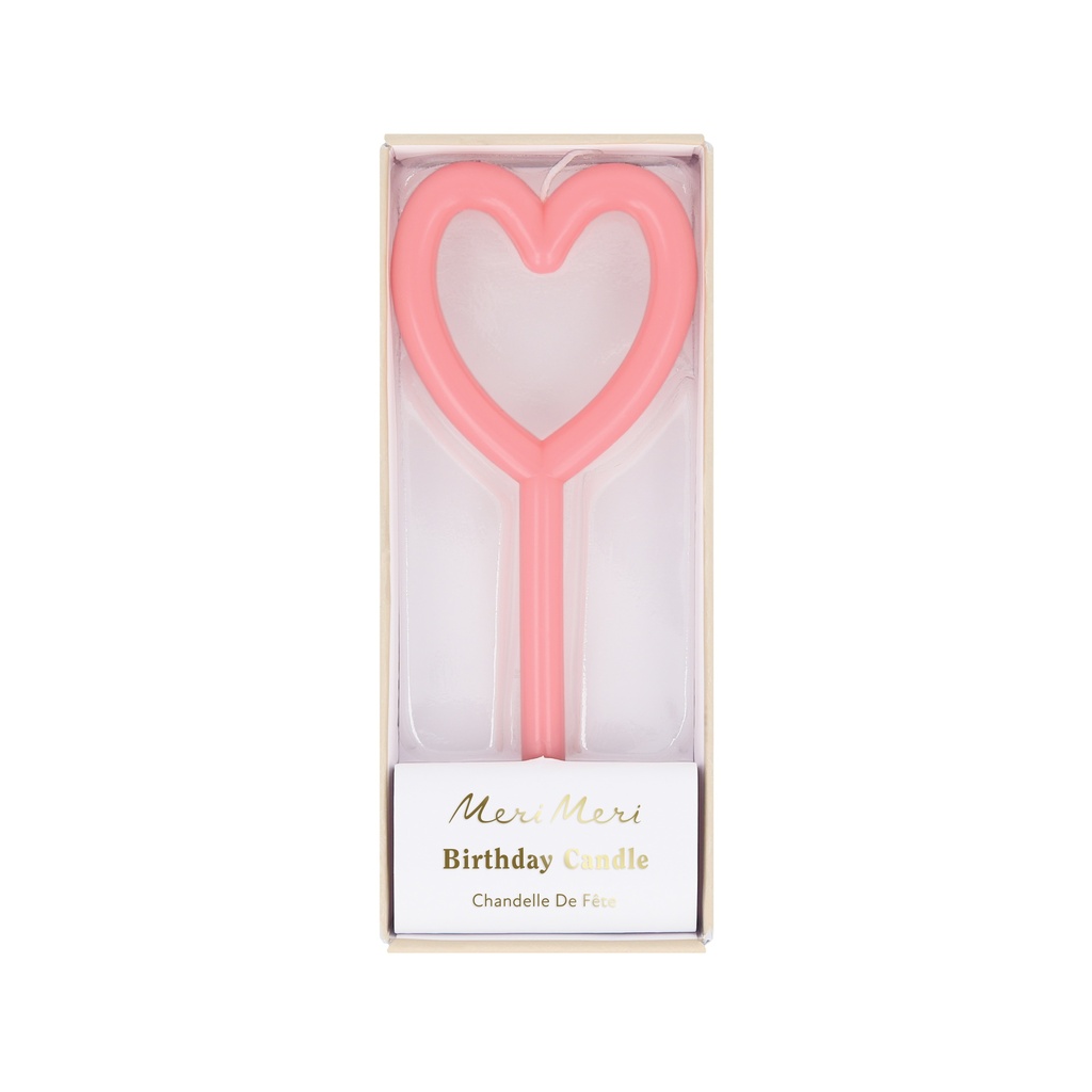Meri Meri Slim Heart Candles