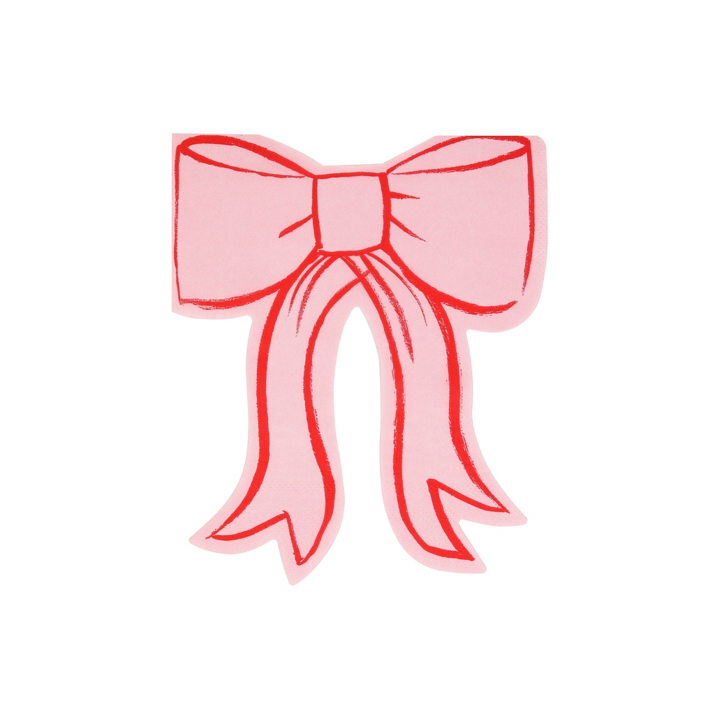 Meri Meri Bow Napkins (x 16)