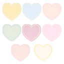 Meri Meri Pastel Heart Large Napkins (x 16)