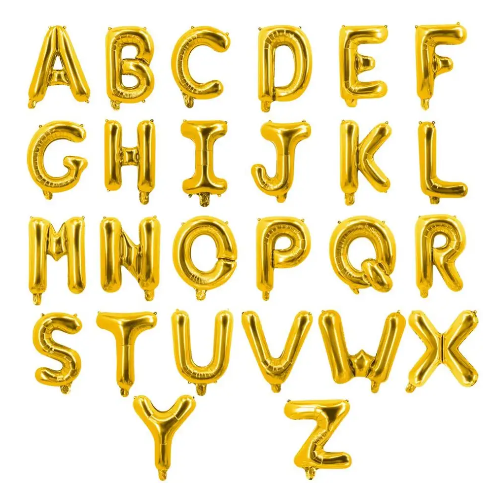 Gold Letter Foil Balloon 40 cm
