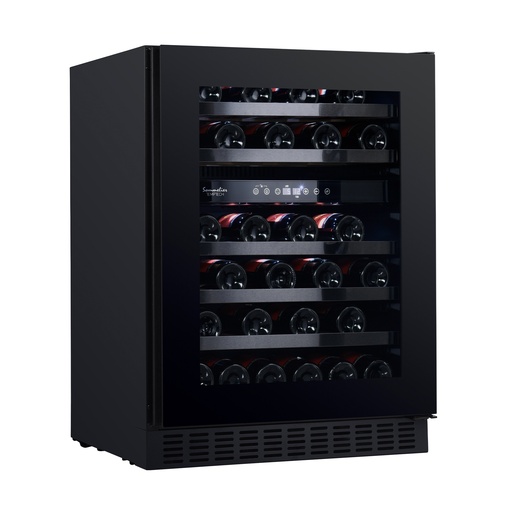 Temptech SOMX60DRB-24 Double Zone Wine Cabinet - 46 Bottles